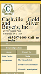 Mobile Screenshot of cashvillegold.com